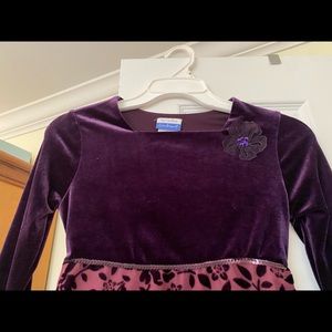 Girls dressy plum dress